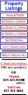 Property Listings  Homes for Mason City Iowa and Clear Lake IA